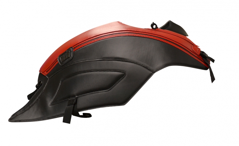 BAGSTER tank cover Diavel, Carbon/RED